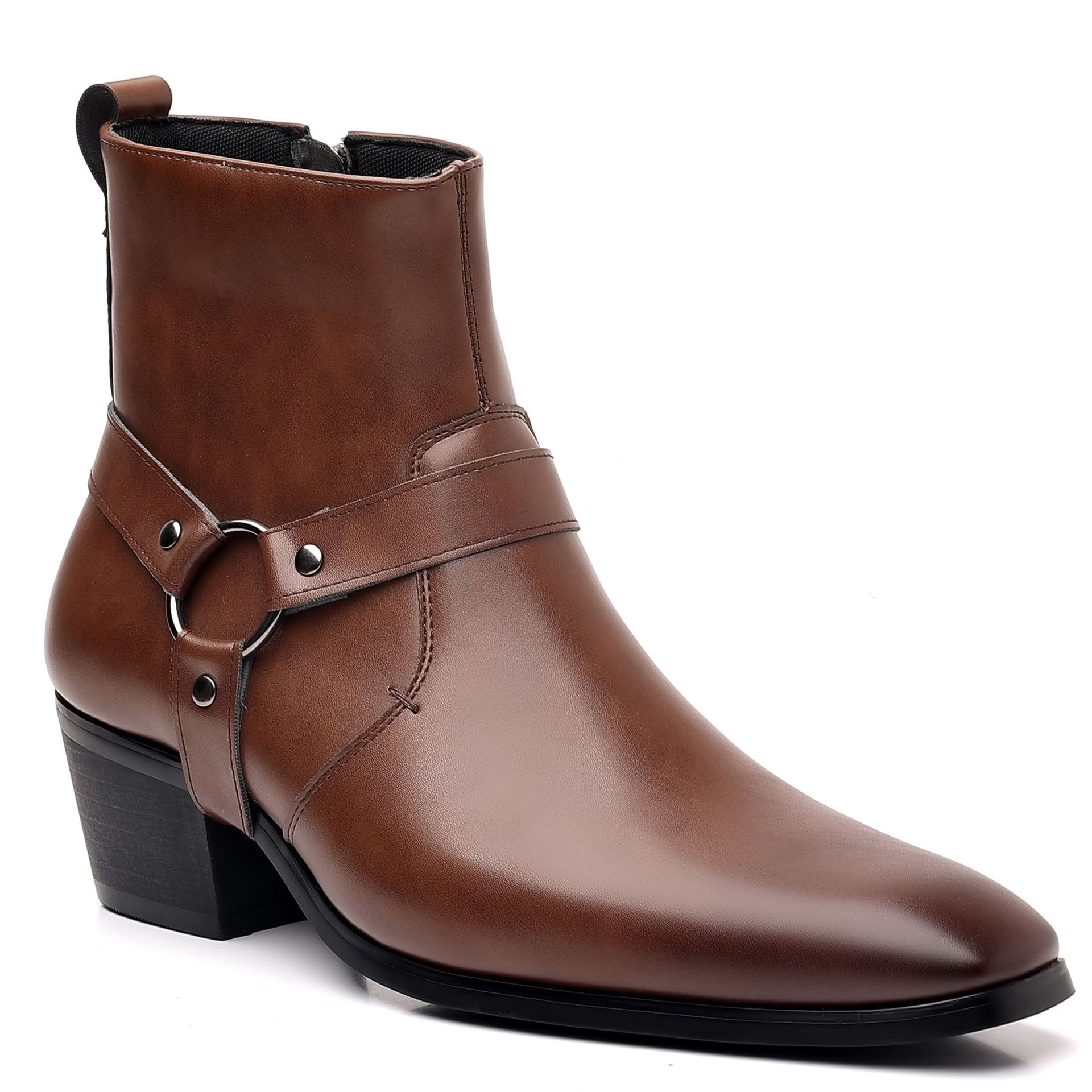 Street Fashion Style Male - Botas Masculinas de Designer, Botas Chelsea
