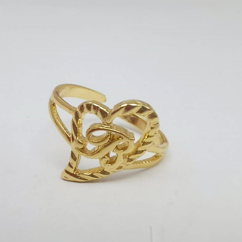 Street Fashion Rings - Duoying-Custom Initial Letter Ring, Personalidade Hip-Hop
