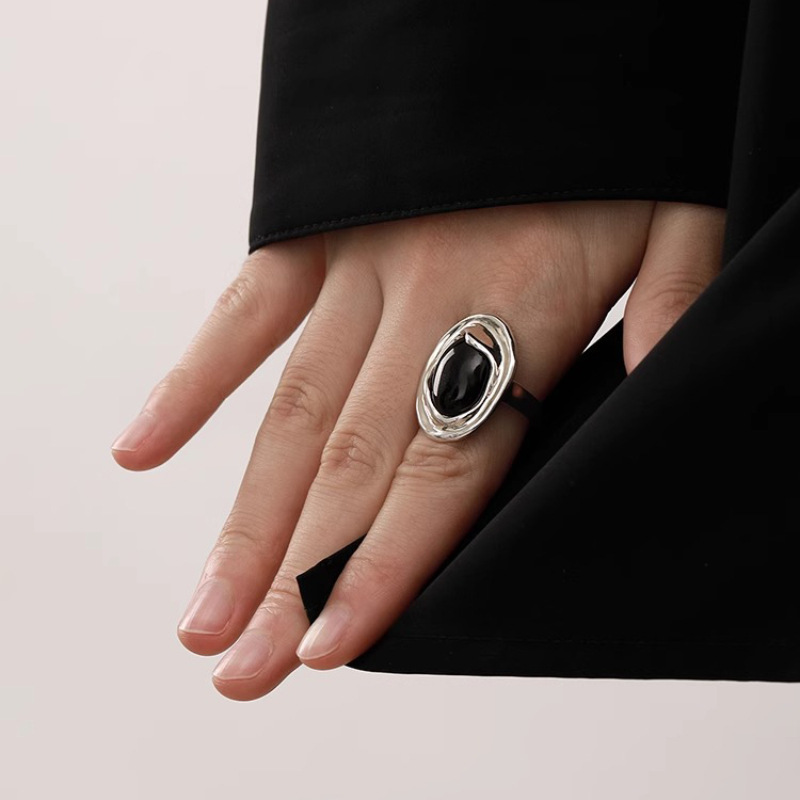 Street Fashion Rings - Ventfille 925 prata esterlina anel de