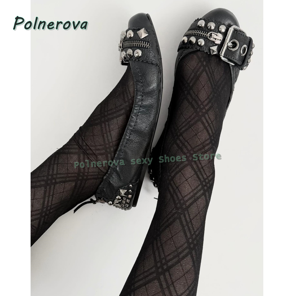 Street Fashion Shoes - Sapatos Mary Jane com Fivela de