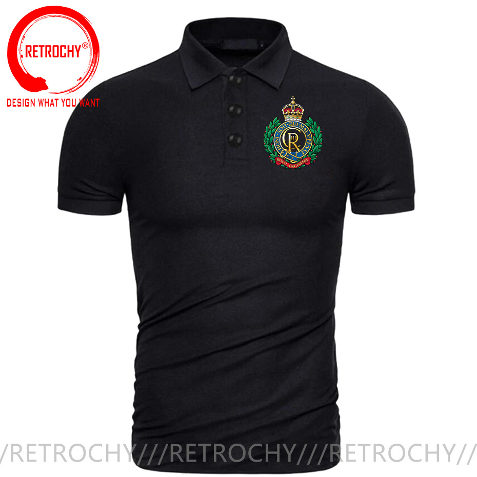 Street Fashion Uk - Camisa Polo do Corpo de Engenheiros