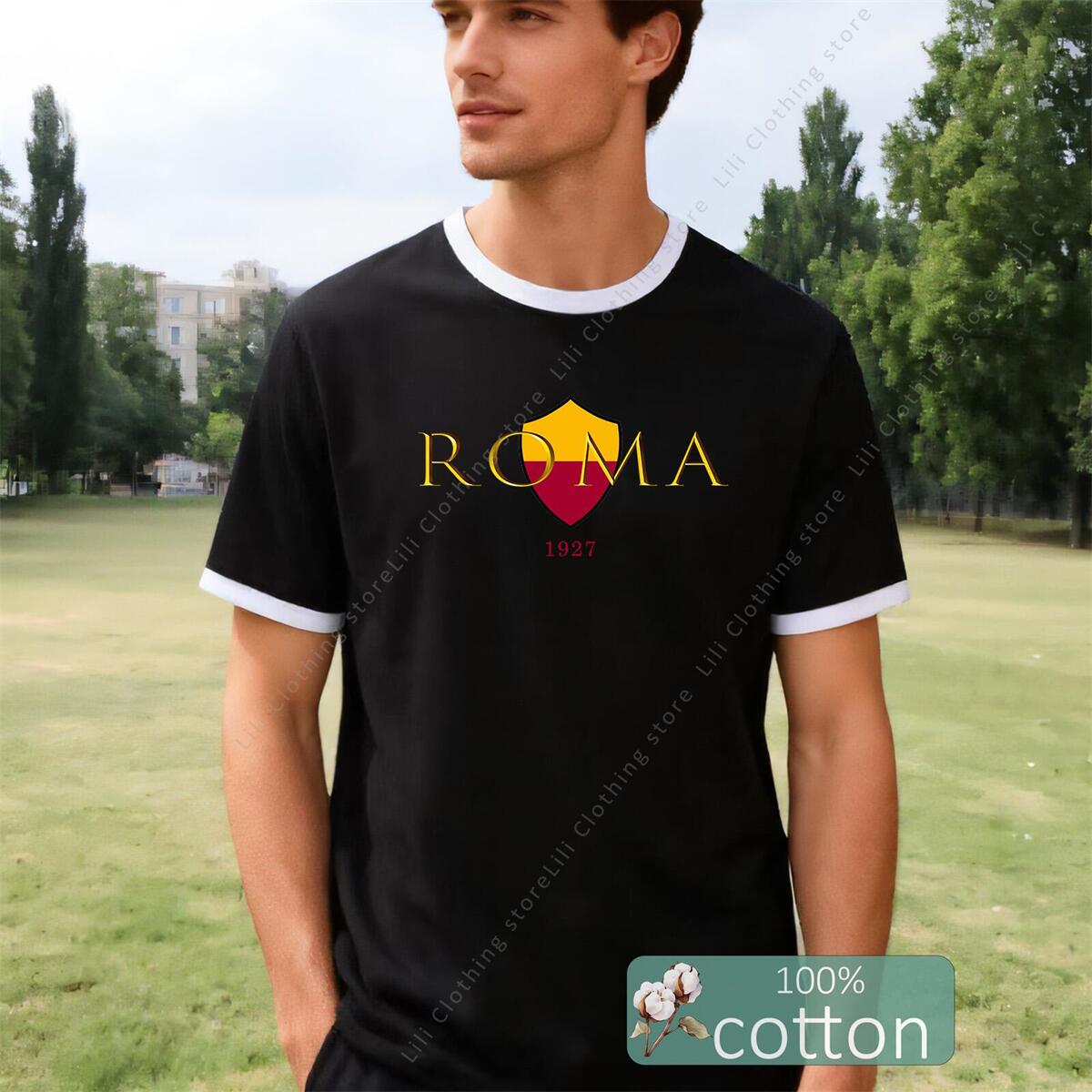 Street Fashion Roma - Camisetas masculinas com estampa gráfica de