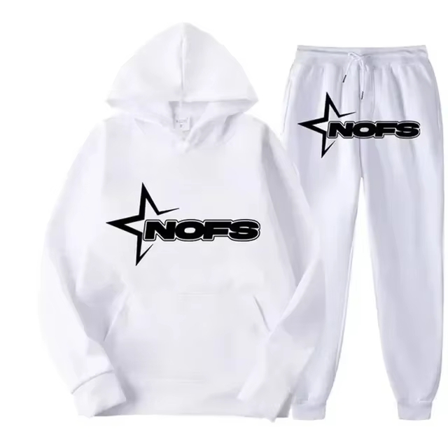 Street Fashion Outfit - Conjunto Esportivo Masculino Streetwear 2026: Moletom