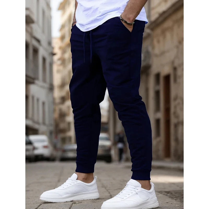 Running Pant Jogger - Homens jogger sweatpants moda casual calças