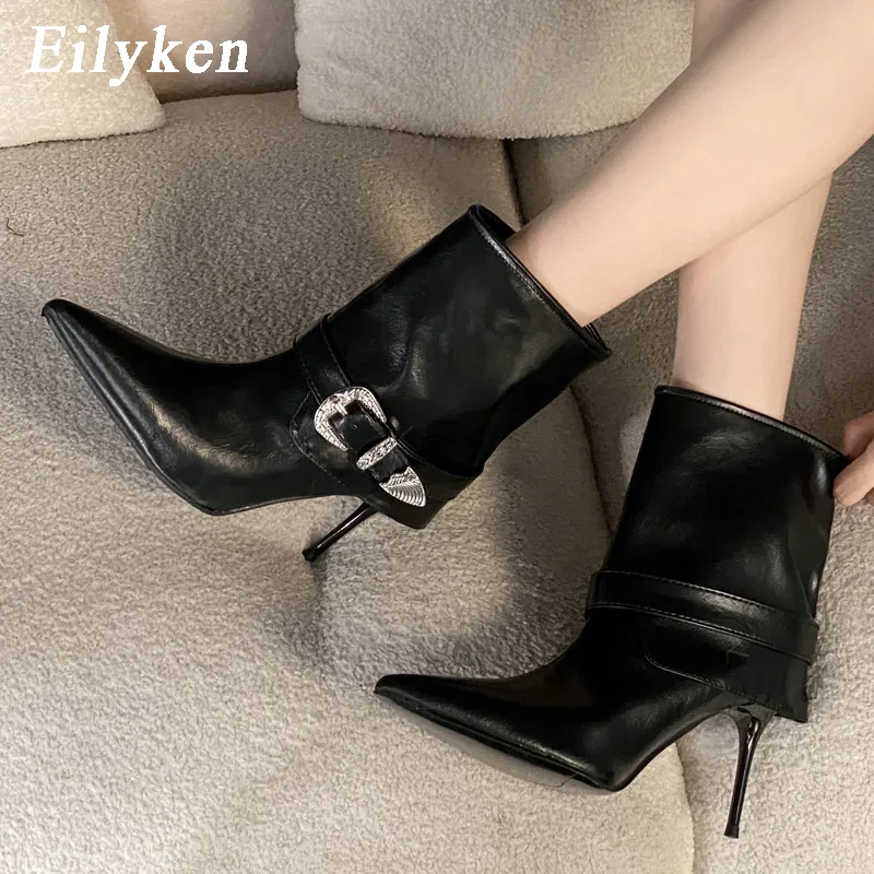 Street Fashion Lady - Eilyken CRYSTAL Botas Femininas de Salto