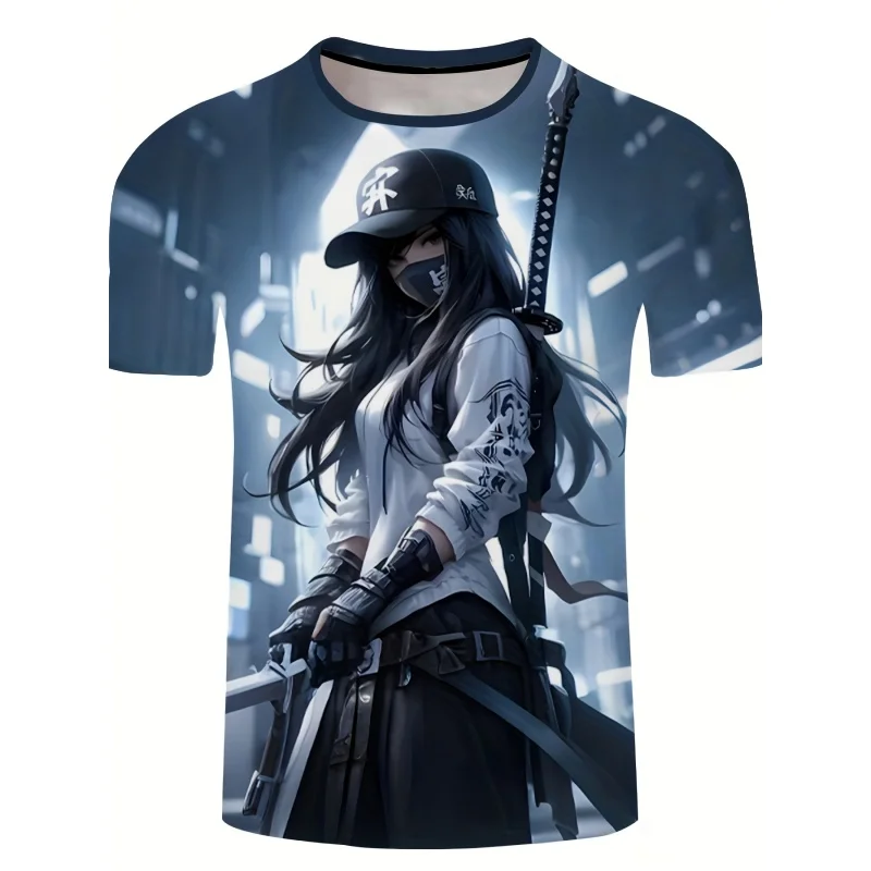 Street Fashion For Boy - Camiseta masculina com estampa 3D de