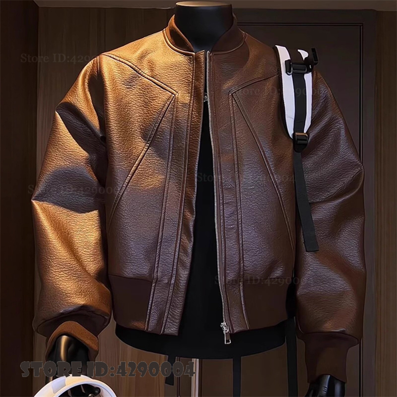 Street Fashion Style Male - Jaqueta Masculina de Outono Estilo Americano