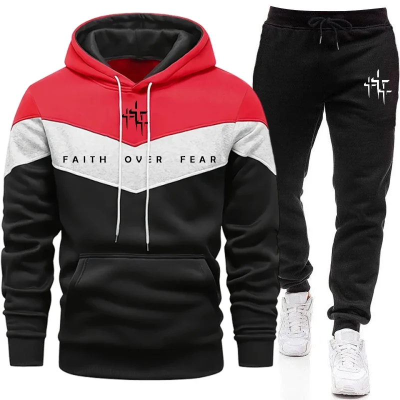 Conjunto Masculino Faith Over  - Street Fashion Outfit avaliação e preço
