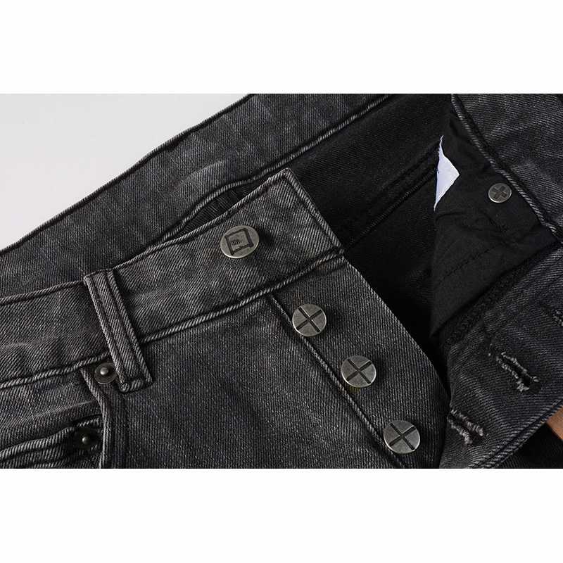 Calça jeans masculina High Str - Distressed Jean Rip avaliação e preço