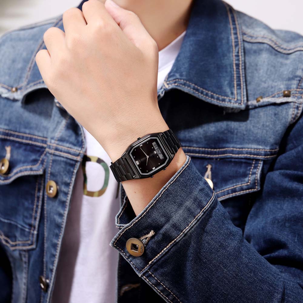 Relógio Digital Ultra-Fino de  - Street Fashion Asian avaliação e preço