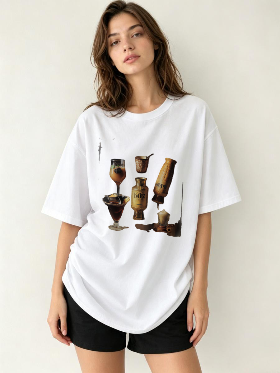 Camisetas com Estampa de Carac - Japanese Street Fashion Female avaliação e preço