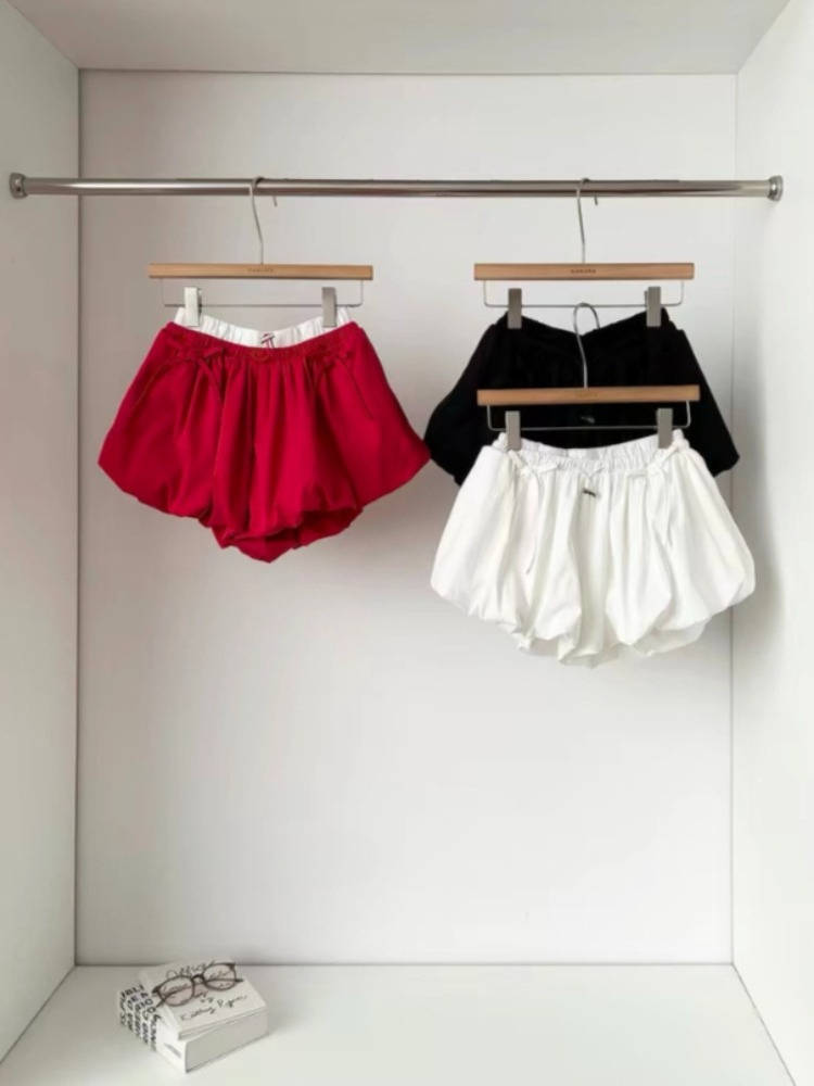 Shorts de Cintura Alta Sólidos - Japanese Street Fashion Female avaliação e preço