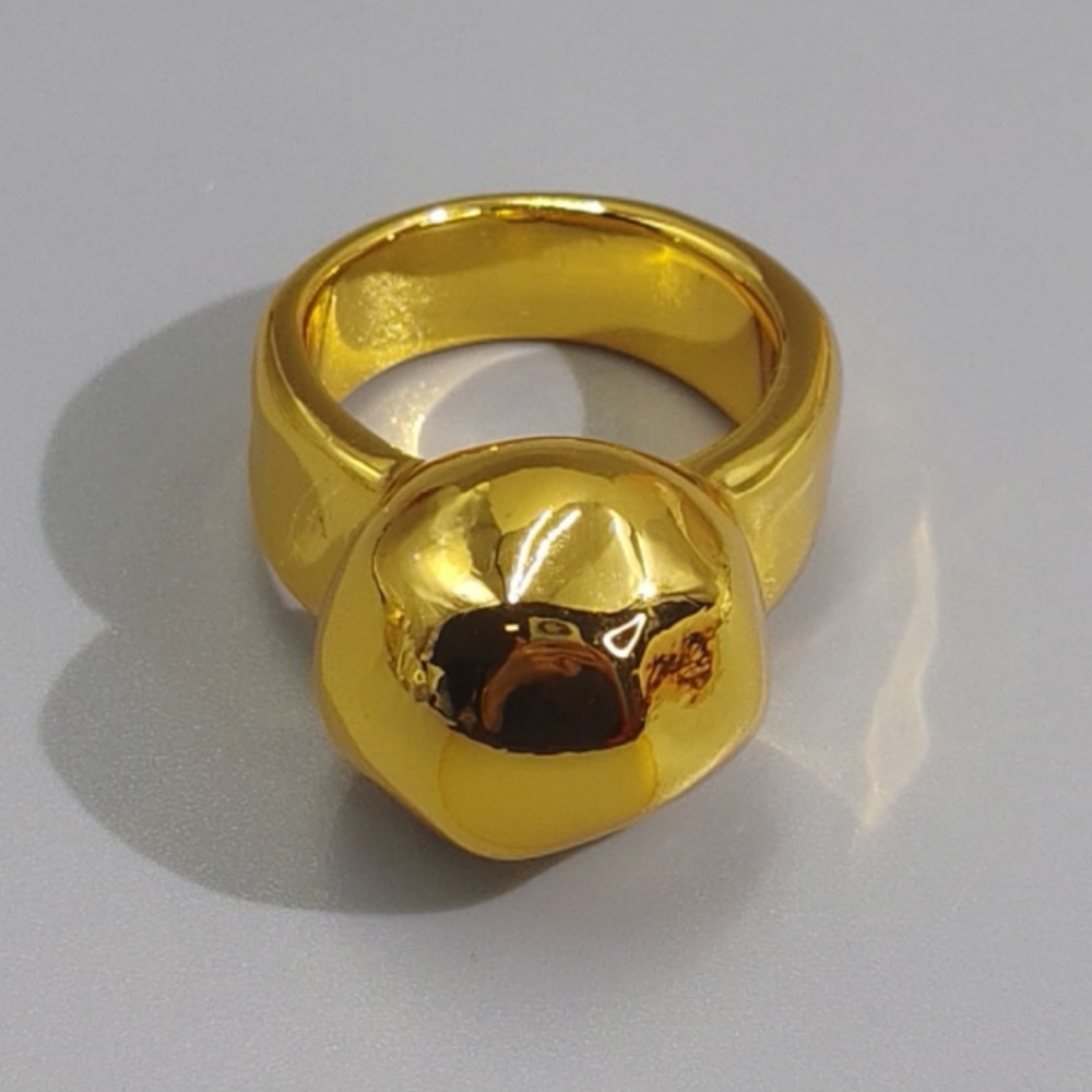 Novo Anel Geométrico Dourado e - Street Fashion Rings avaliação e preço