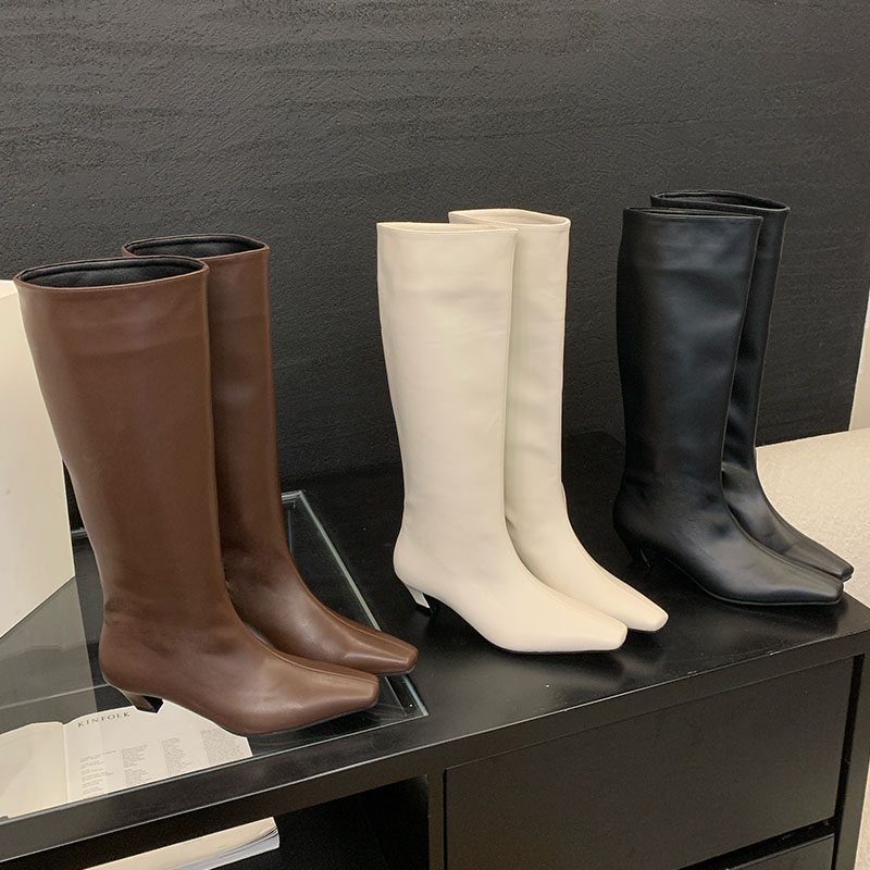 Botas de cano alto estilo stre - Street Fashion Lady avaliação e preço