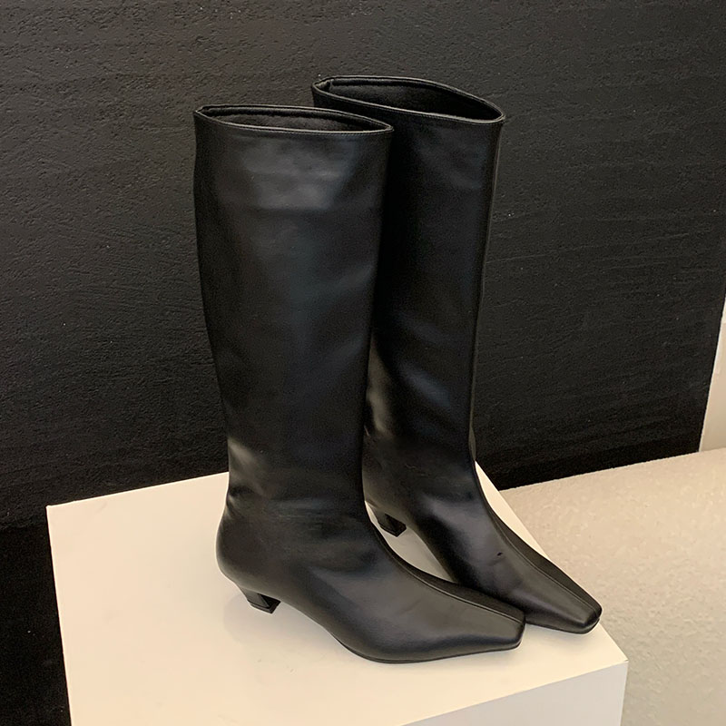 Botas de cano alto estilo stre - Street Fashion Lady avaliação e preço