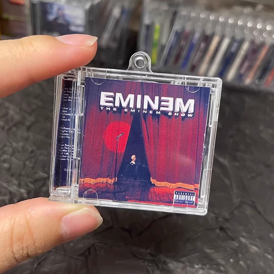 Hip hop fino shady mini música - Street Fashion Rings avaliação e preço