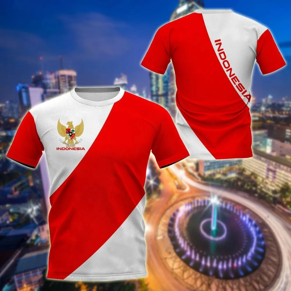 Camiseta com bandeira indonési - Street Fashion For Boy avaliação e preço