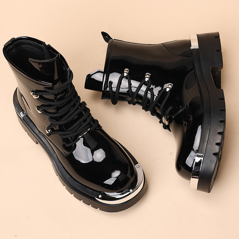 Botas masculinas de cano alto  - Street Fashion Style Male avaliação e preço