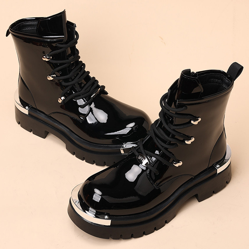 Botas masculinas de cano alto  - Street Fashion Style Male avaliação e preço