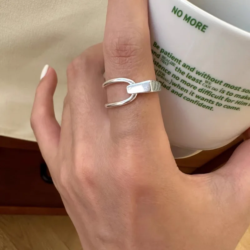 Ventfille 925 anéis de prata e - Street Fashion Rings avaliação e preço