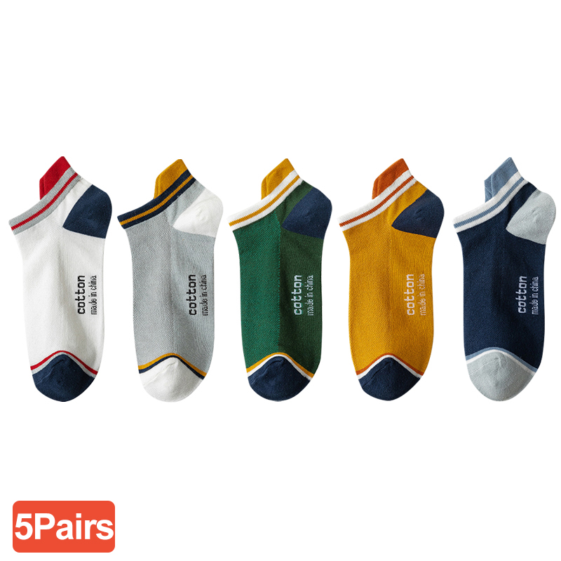 5 pares homem meias curtas mod - Street Fashion Style Male avaliação e preço
