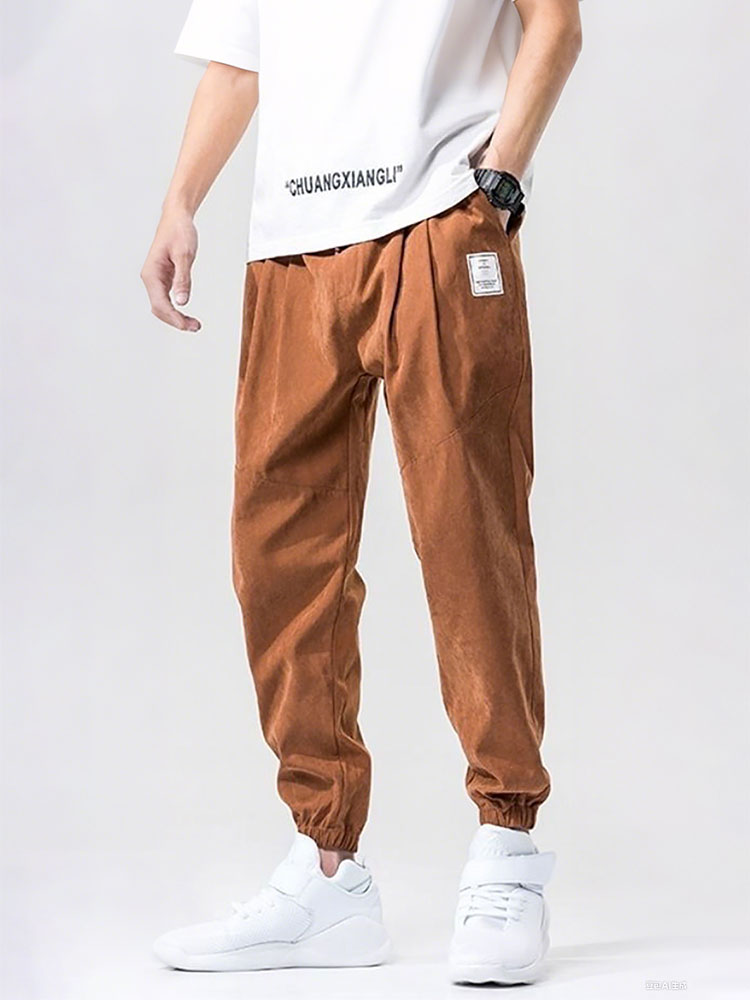 Engrossar casual jogger calças - Running Pant Jogger avaliação e preço