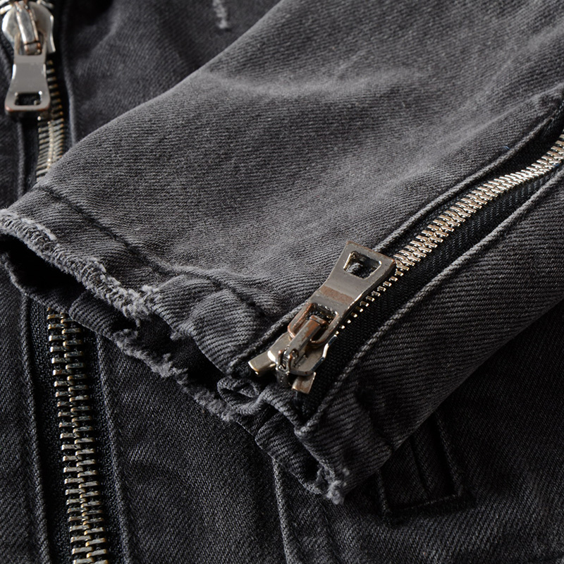 Sokotoo jaqueta de motoqueiro  - Distressed Jean Rip avaliação e preço