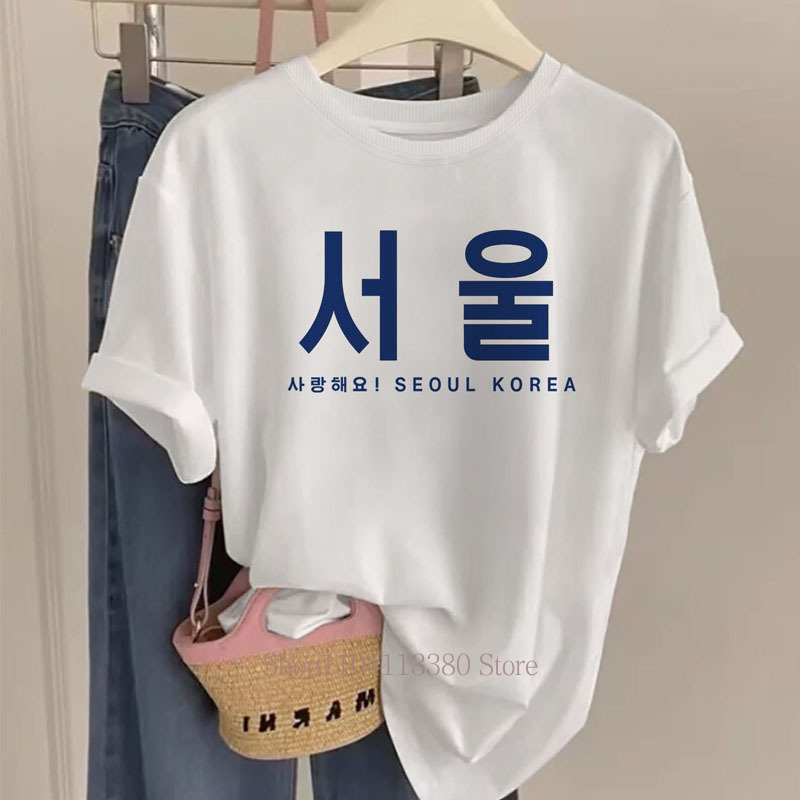 Camisetas Femininas com Estamp - Street Fashion Seoul avaliação e preço