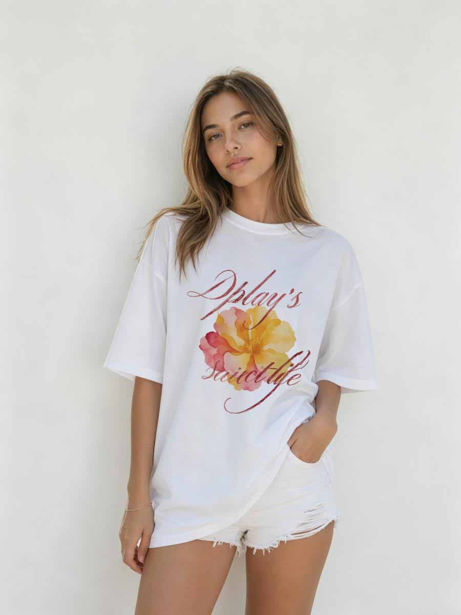 Camisetas Femininas Estilo Cor - Street Fashion Asian avaliação e preço
