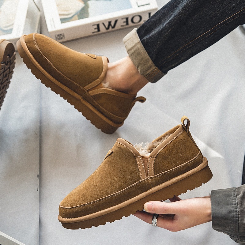 Botas de Neve Unissex de Couro - Street Fashion Lady avaliação e preço