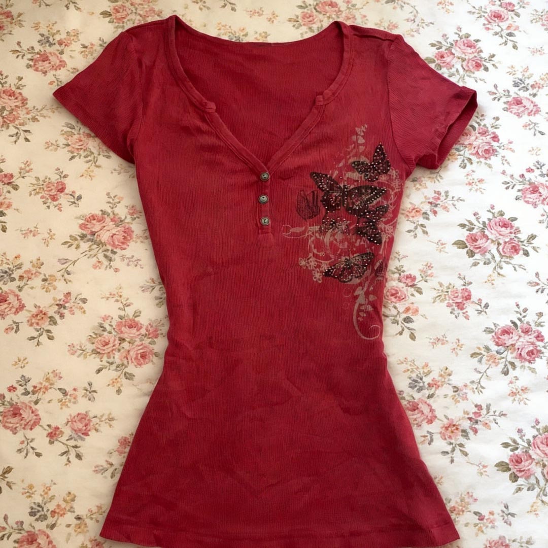 Camiseta Retrô Casual com Esta - Asian Street Fashion Girls avaliação e preço