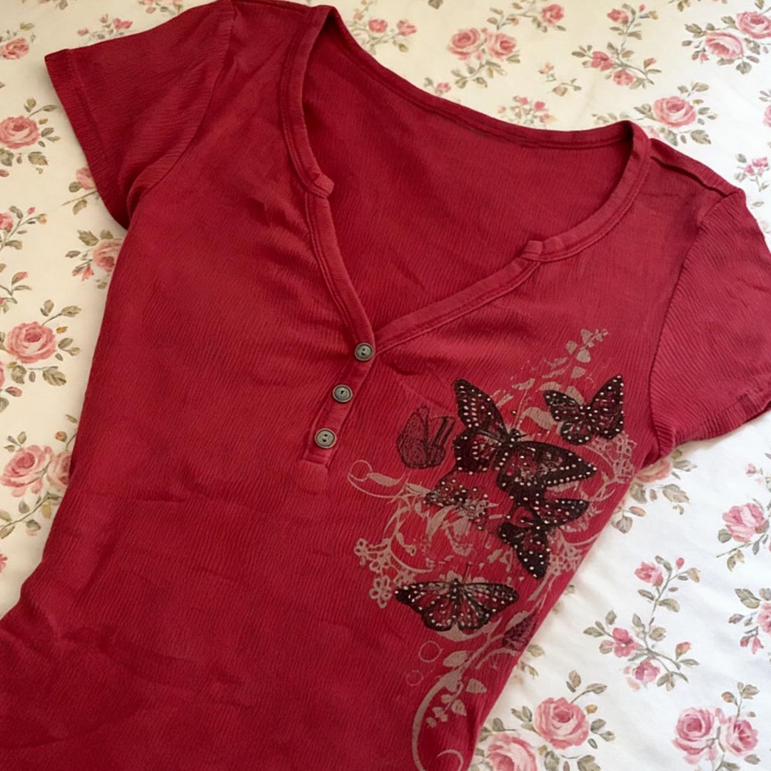 Camiseta Retrô Casual com Esta - Asian Street Fashion Girls avaliação e preço