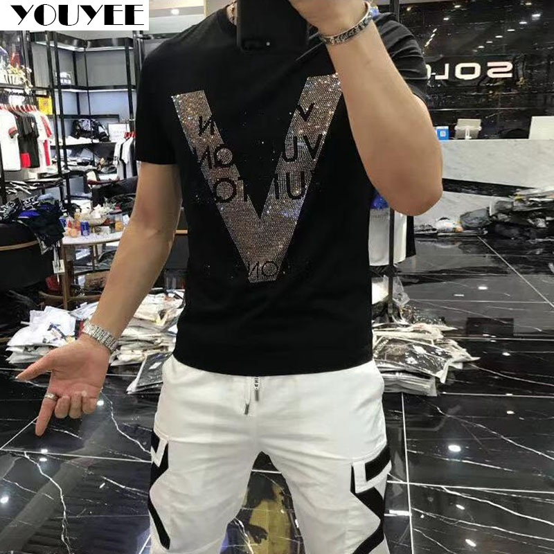 Camiseta roupas de grife de al - Street Fashion Style Male avaliação e preço